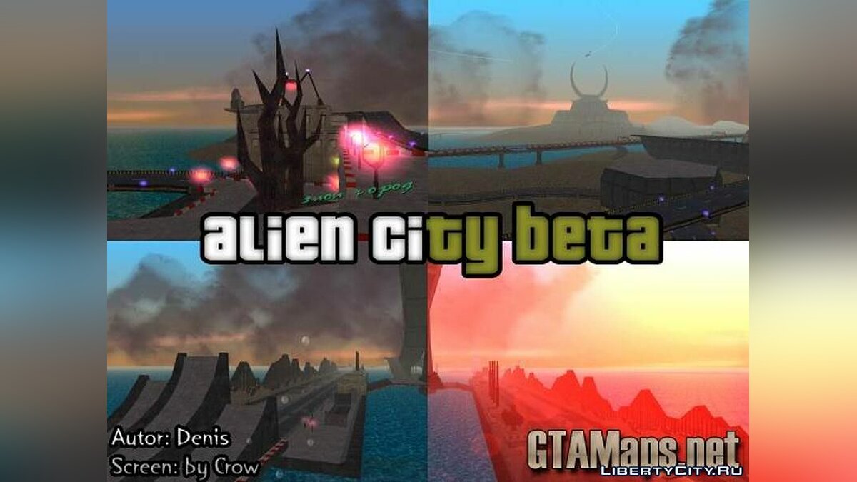 alien city for GTA Vice City - Картинка #1