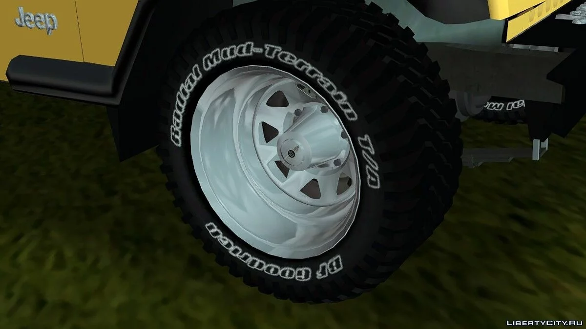 Jeep Wrangler 4.0 \"Fury\" 1986 / GTA Vice City