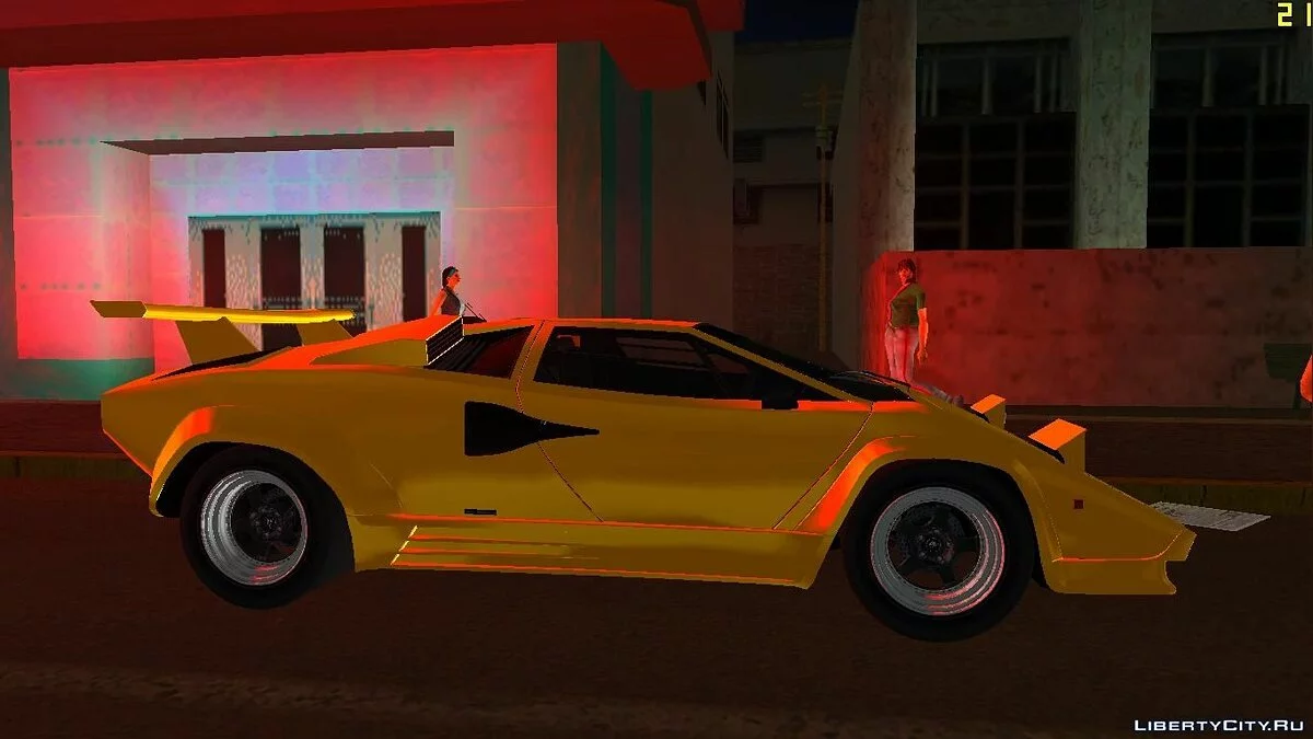 Lamborghini Countach LP5000 QV TT Custom / GTA Vice City