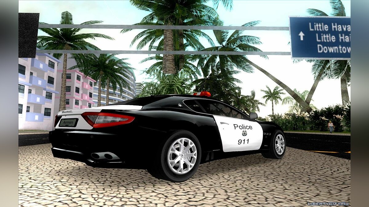 Maserati Granturismo Police для GTA Vice City - Картинка #1