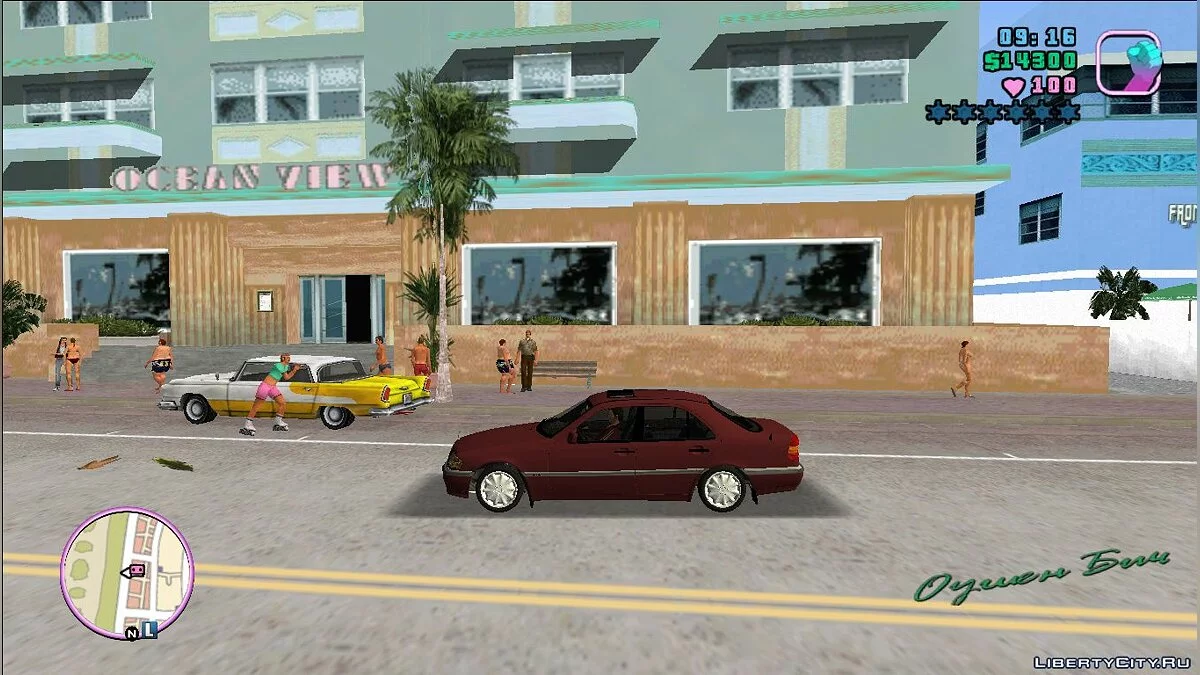 Mercedes-Benz W202 C230 / GTA Vice City