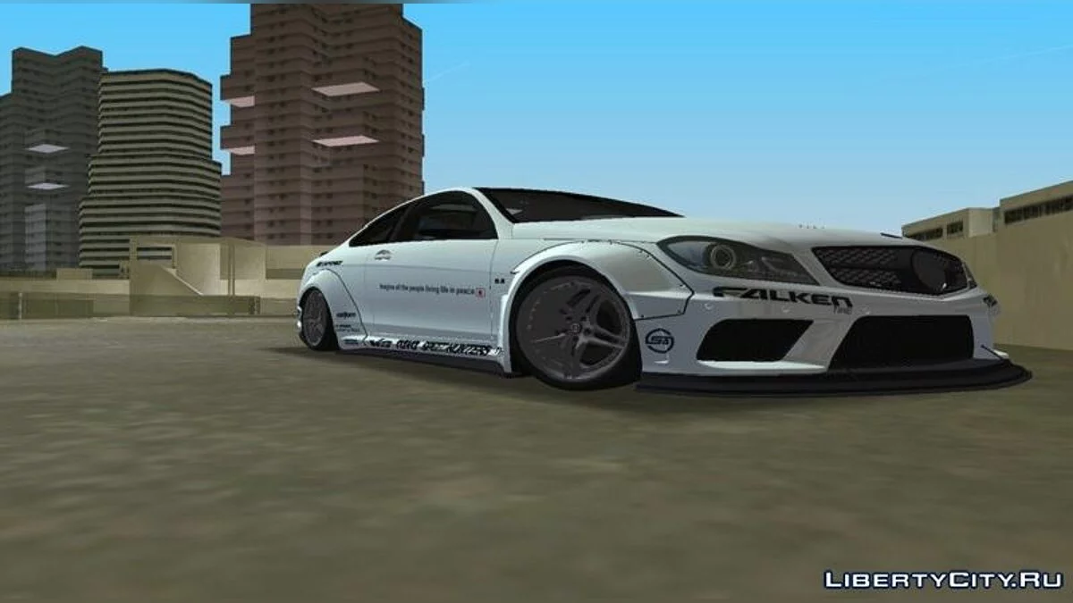 Mercedes-Benz C63 AMG Black Series Coupe & Liberty Walk / GTA Vice City