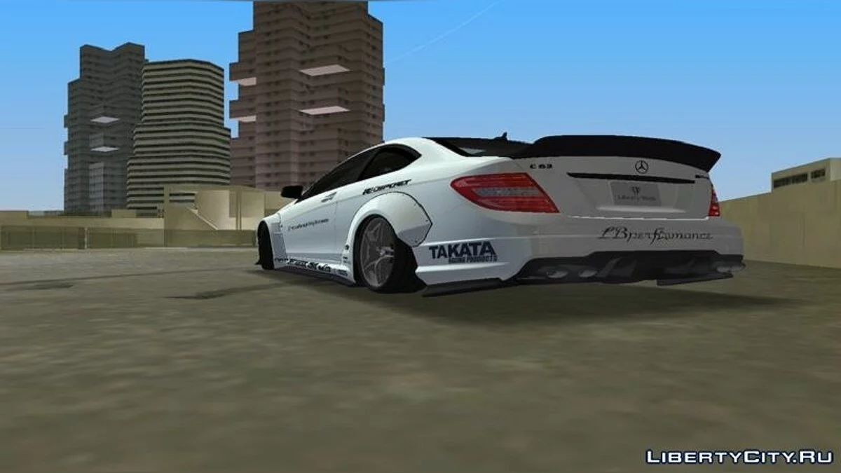 Mercedes-Benz C63 AMG Black Series Coupe & Liberty Walk / GTA Vice City