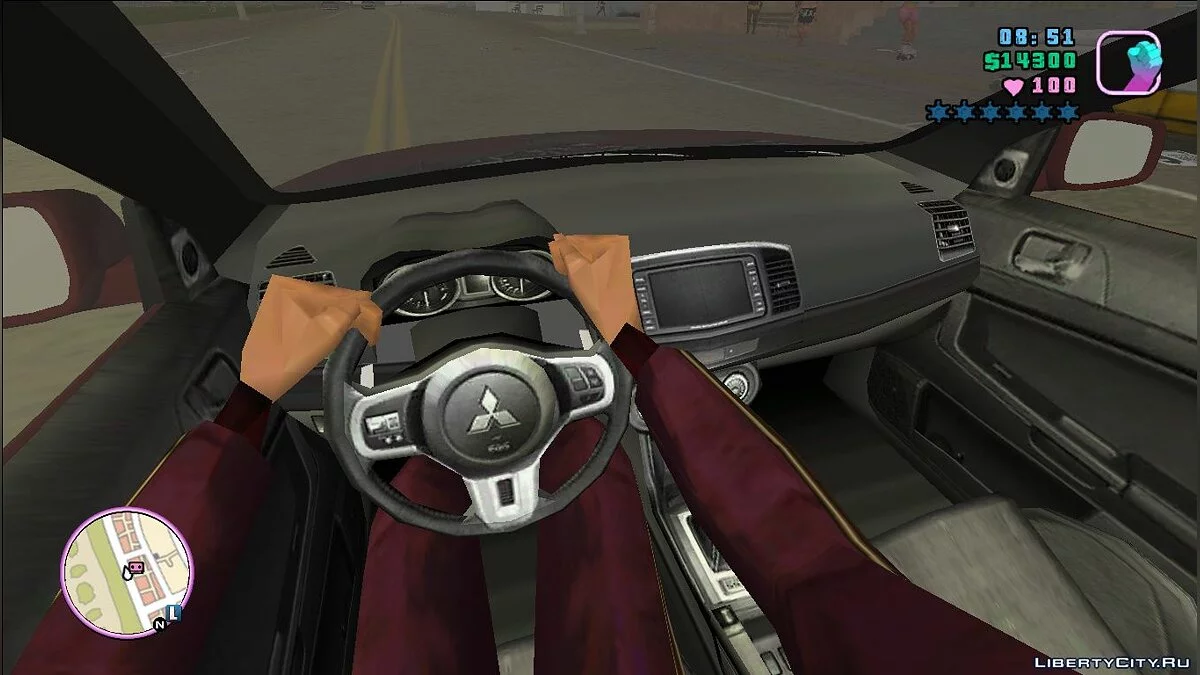 Mitsubishi Lancer Evolution X / GTA Vice City