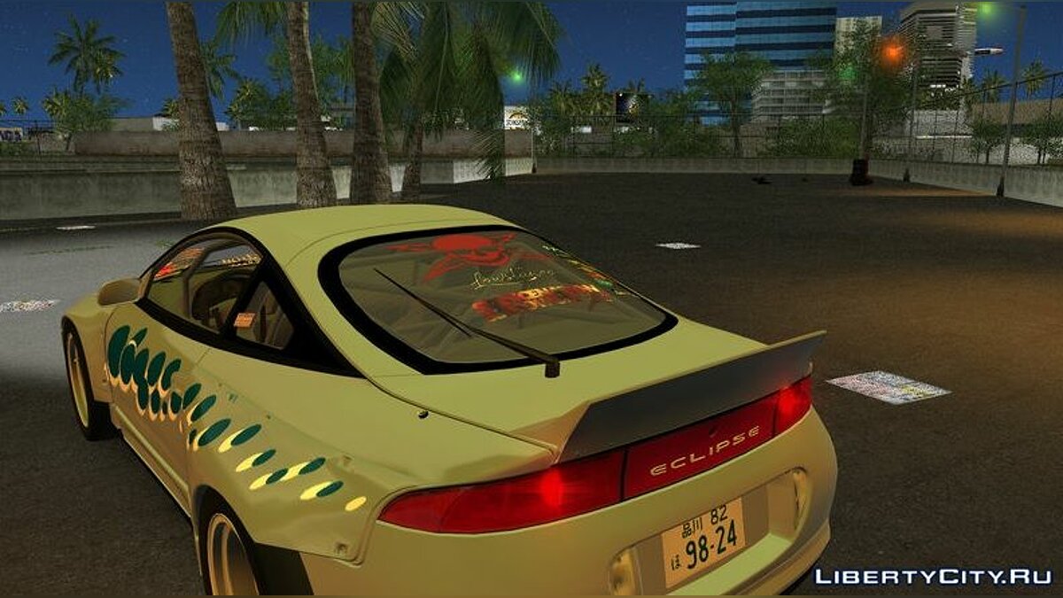 Mitsubishi Eclipse GSX Widebody for GTA Vice City - Картинка #5