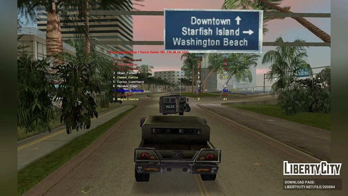 Vice Multi-Player 0.1 beta RC 8-4-9-5 / GTA Vice City