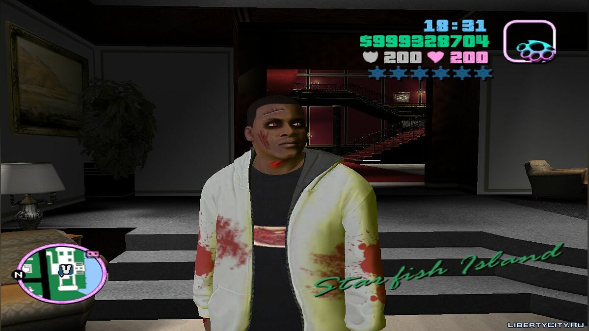 Zombie Franklin V.2.1 для GTA Vice City - Картинка #1