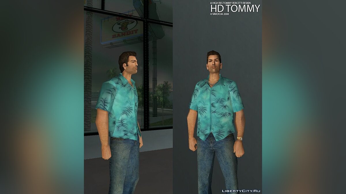 HD Томмі+модель. для GTA Vice City - Картинка #1