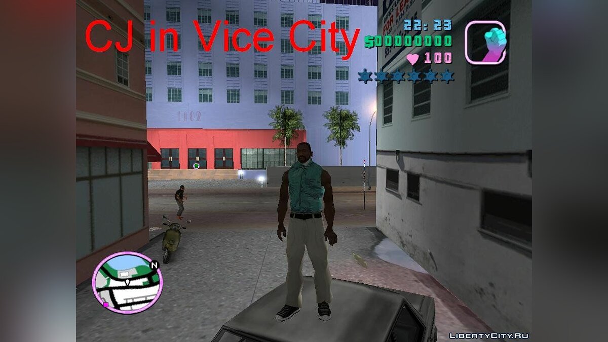 Скачать CJ in Vice City beta 2 для GTA Vice City