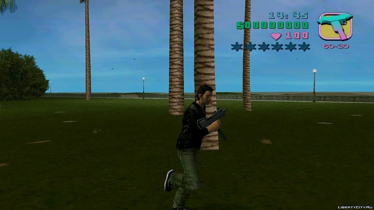 Томми в одежде Клода / GTA Vice City