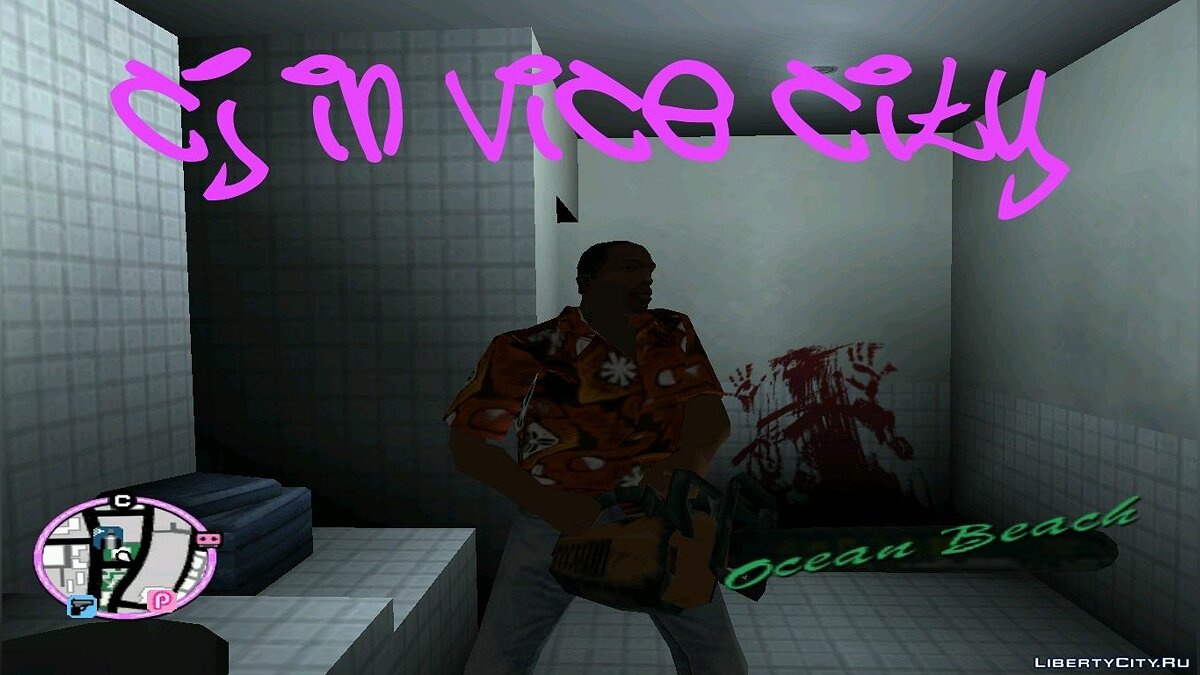 Скачать CJ in Vice City для GTA Vice City