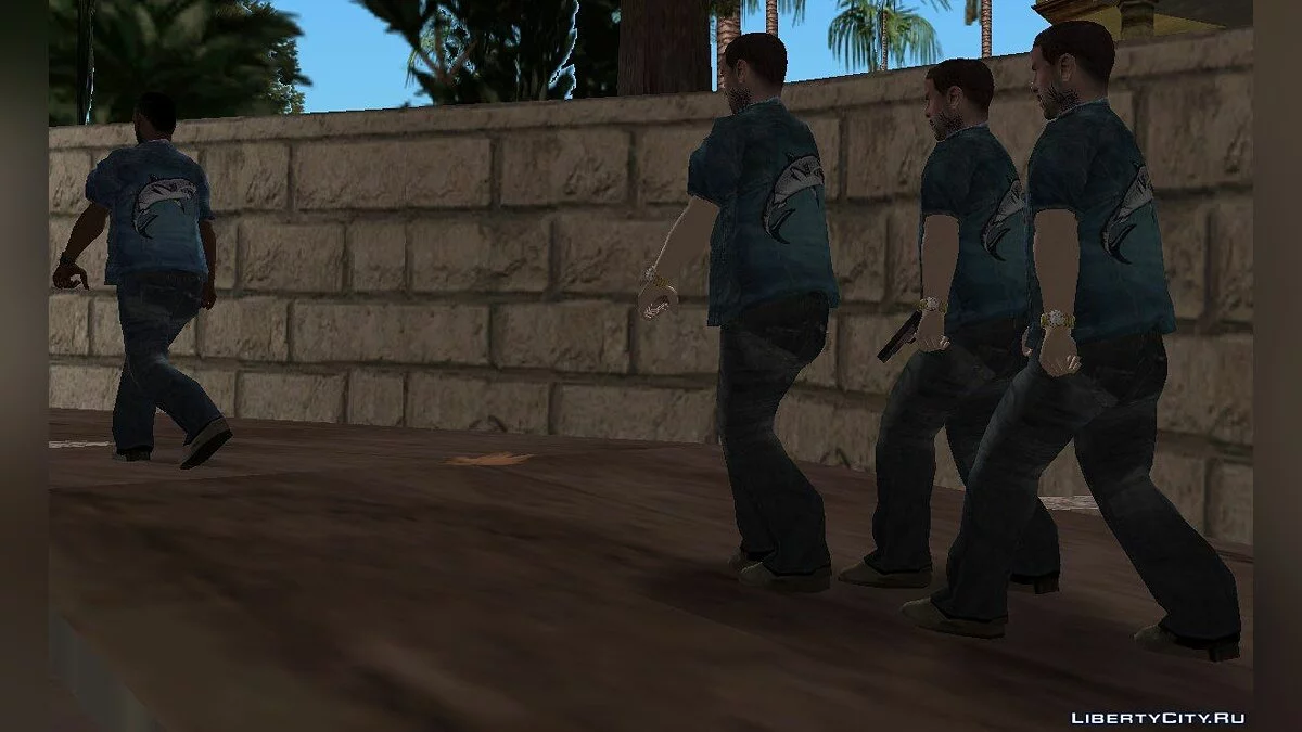 Sharks gang HQ skins / GTA Vice City