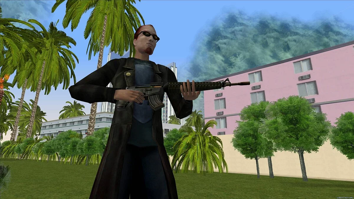 Чувак из Postal 2 / GTA Vice City