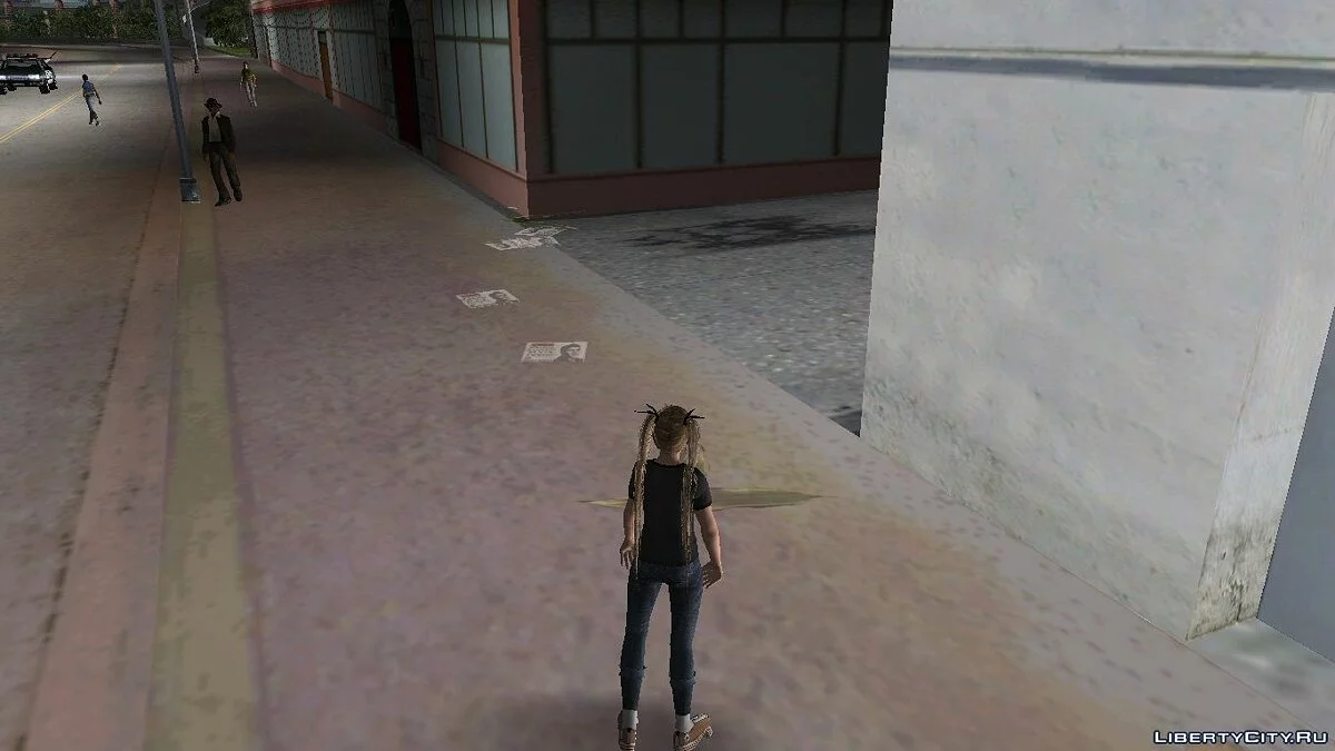 Мэри Роуз в костюме панка / GTA Vice City