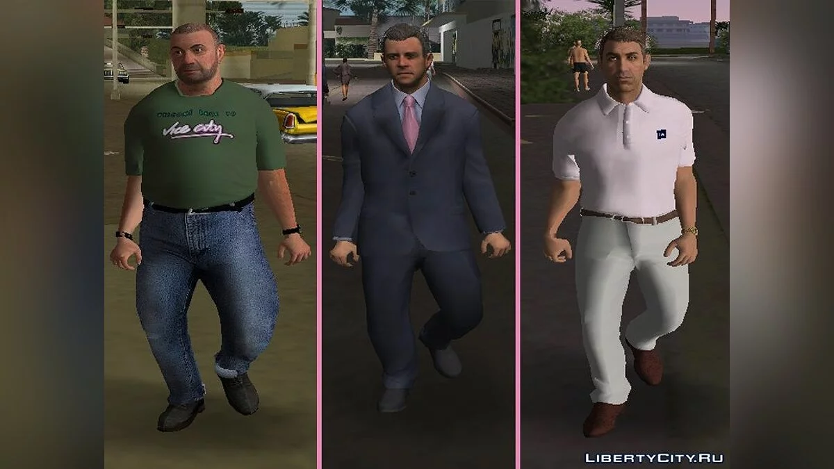 Новые персонажи - пак мужчин #3 / GTA Vice City