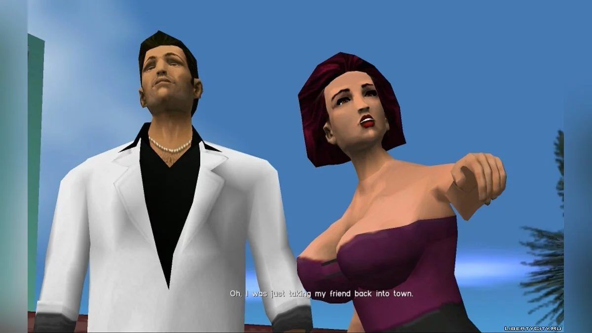 Мерседес в более откровенном виде / GTA Vice City