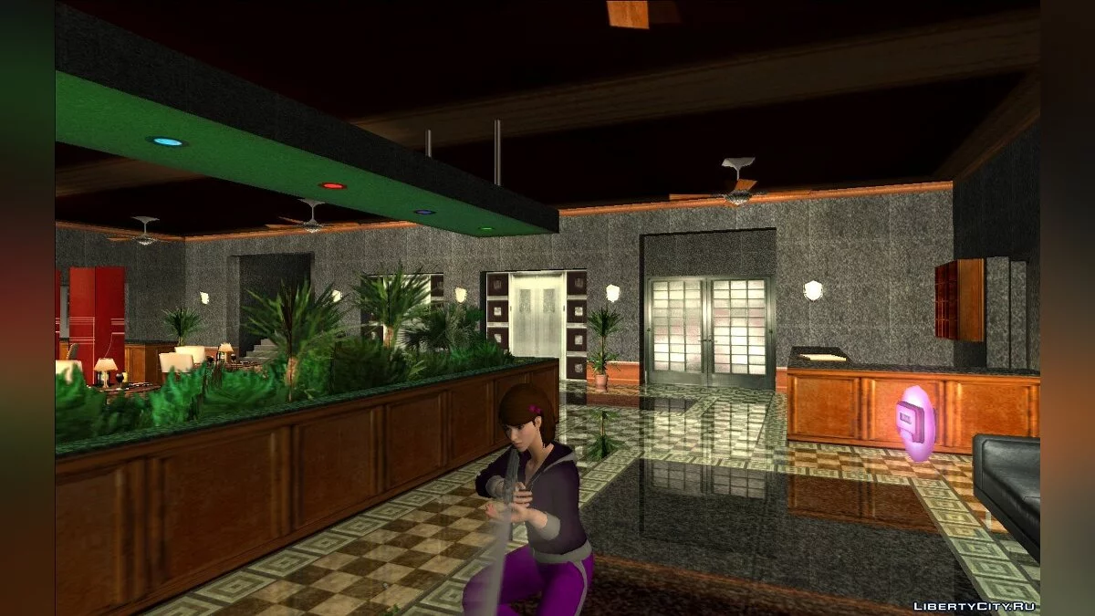 Женский игрок из Saints Row The Third and IV / GTA Vice City