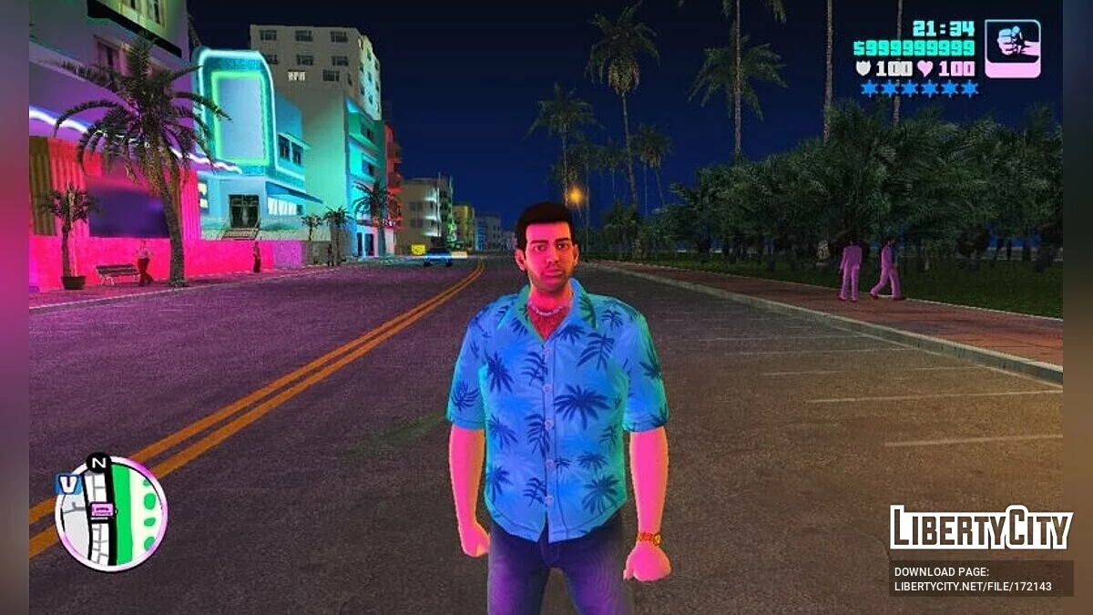Томми Версетти из Definitive Edition / GTA Vice City