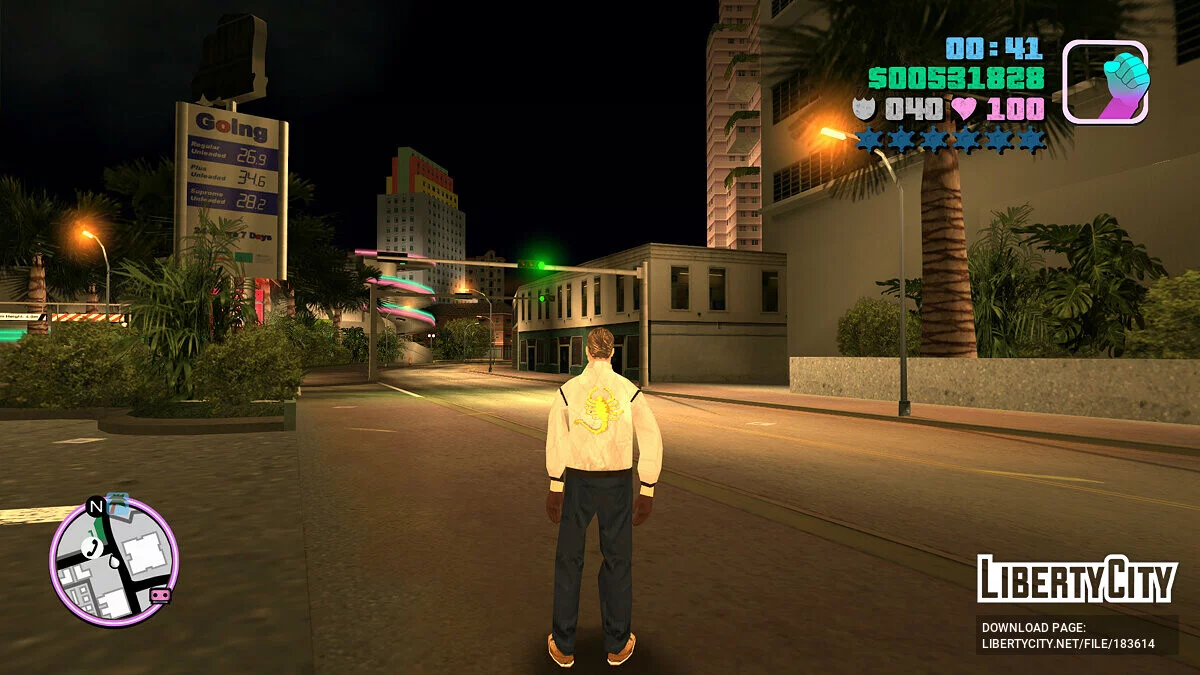 Райан Гослинг из фильма Drive / GTA Vice City