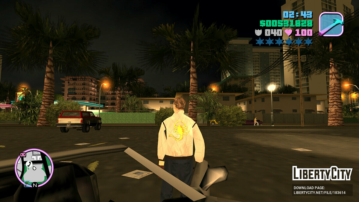 Скачать Райан Гослинг из фильма Drive для GTA Vice City