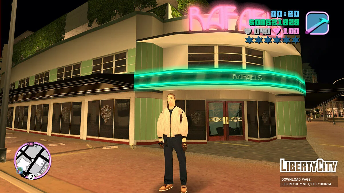 Райан Гослинг из фильма Drive / GTA Vice City