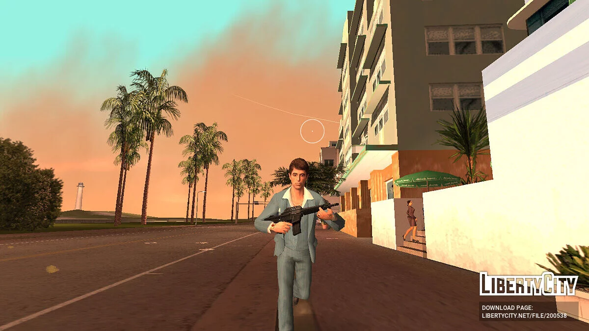 Тони Монтана в голубом костюме / GTA Vice City