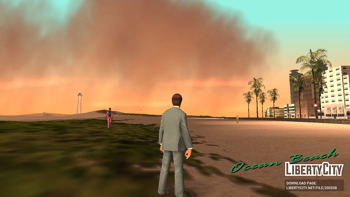 Тони Монтана в голубом костюме / GTA Vice City