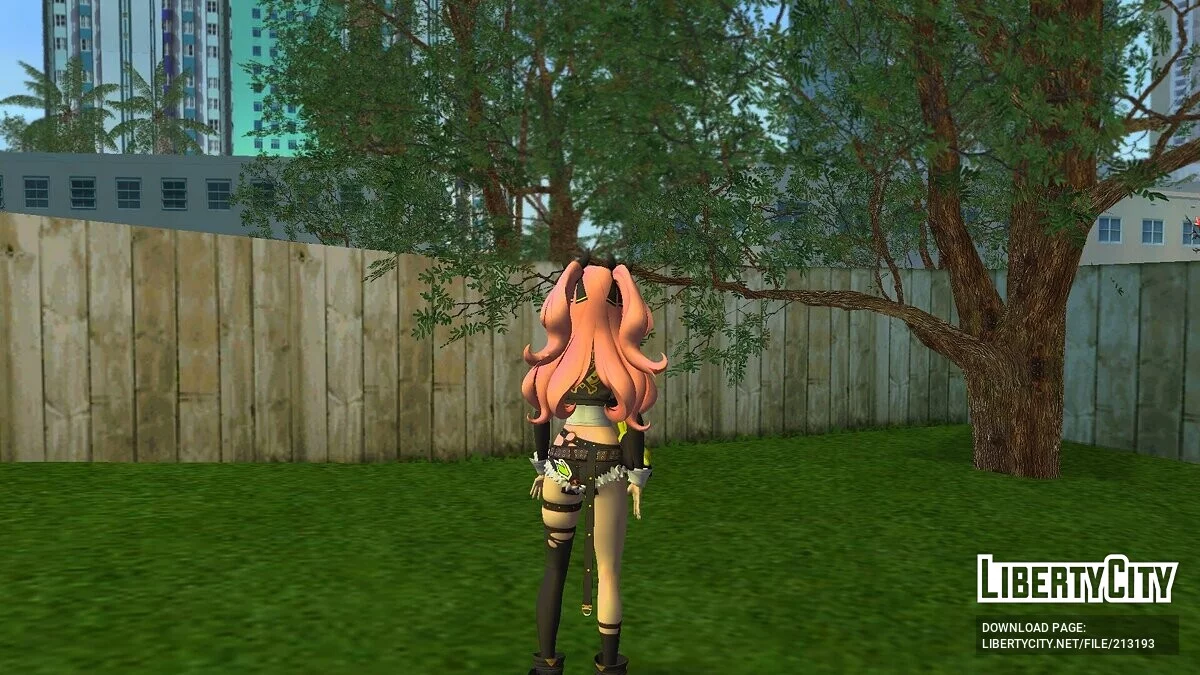 Nicole (Zenless Zone Zero) + оружие / GTA Vice City