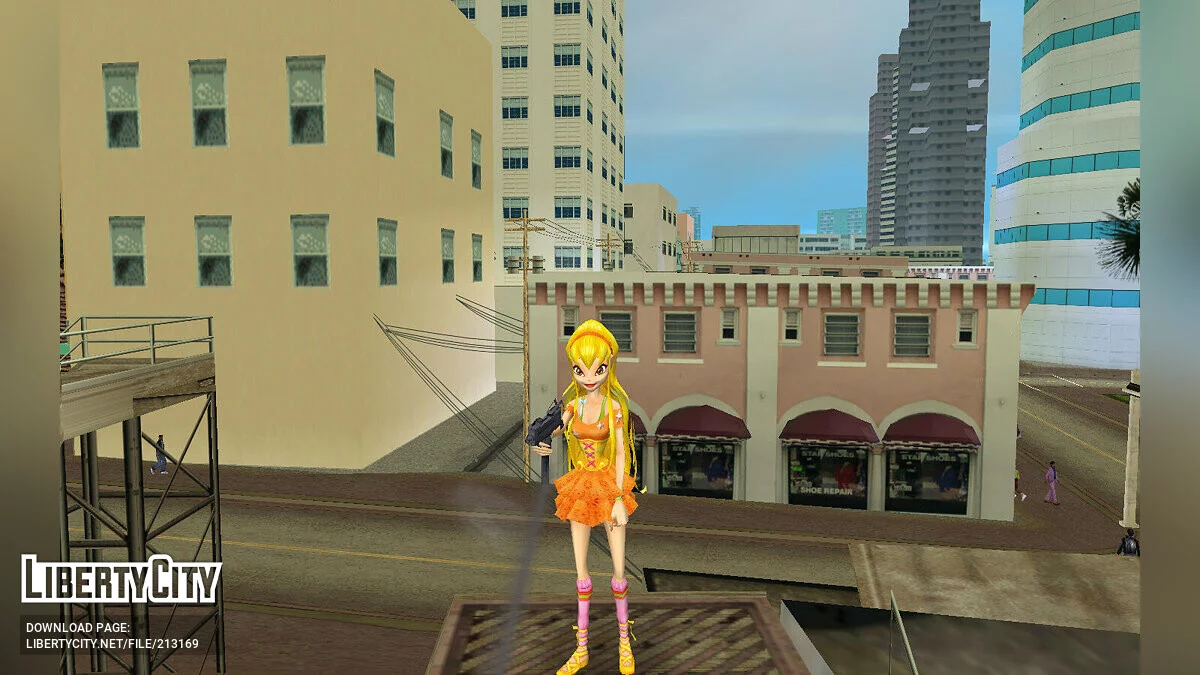 Полный пак персонажей из DDR Winx Club / GTA Vice City