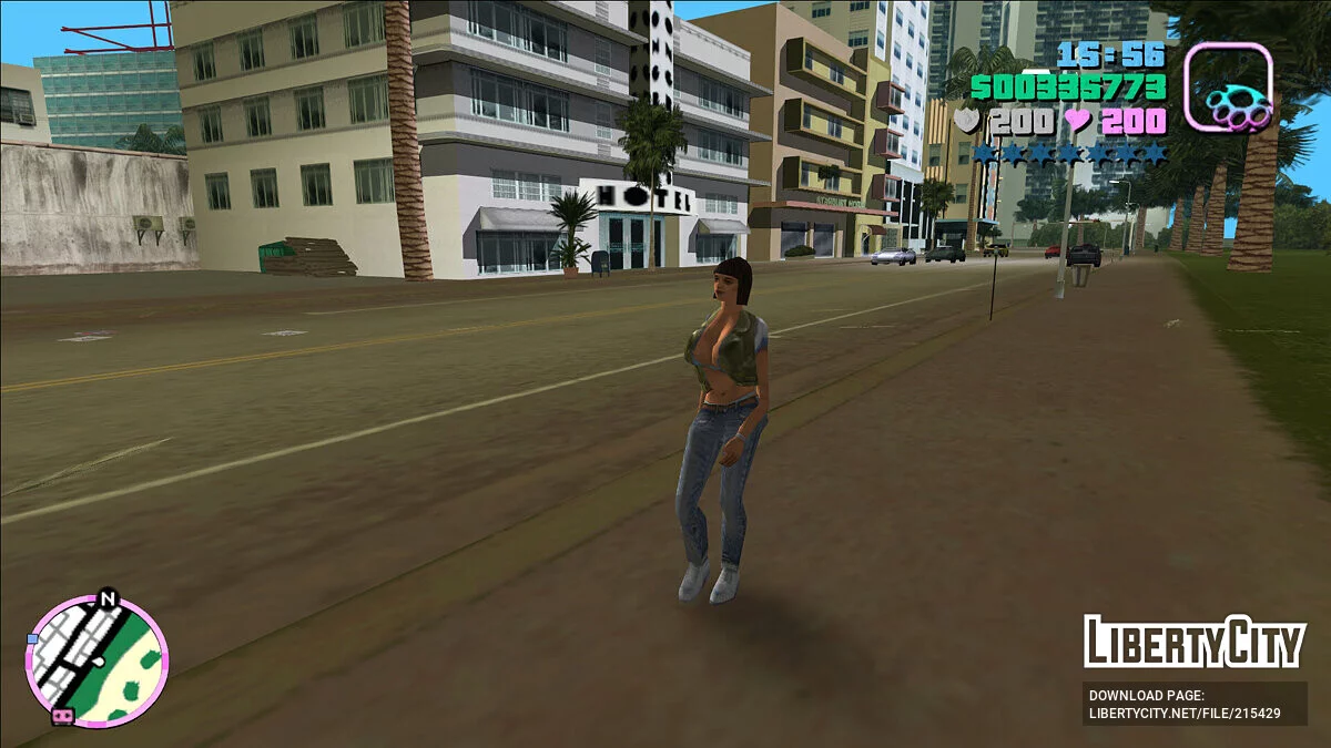 Огромные груди женских персонажей из Vice City VHS Edition / GTA Vice City
