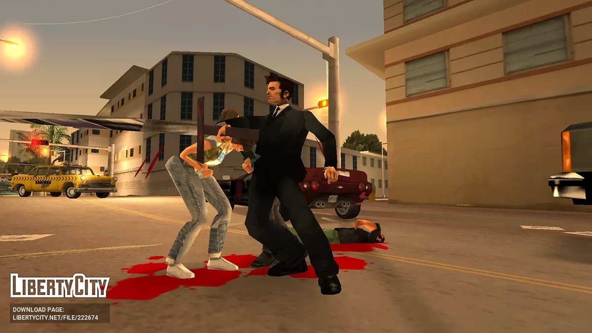 Клод в костюме / GTA Vice City