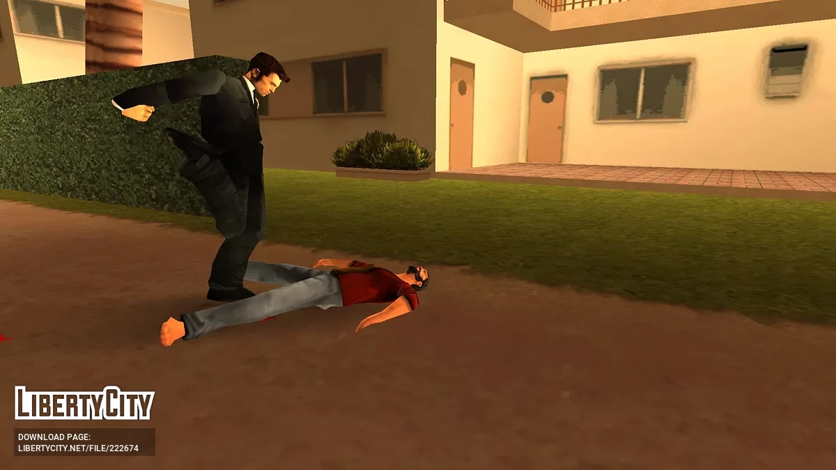 Клод в костюме / GTA Vice City