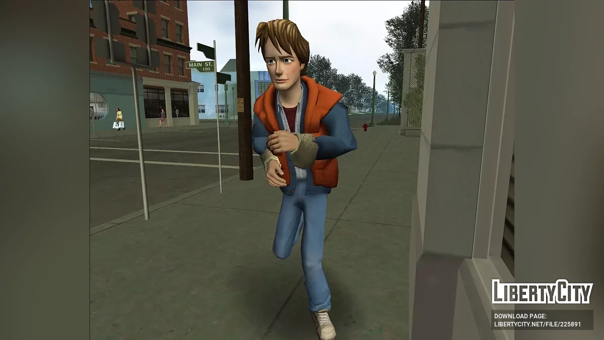Марти Макфлай из Back to the Future: The Game / GTA Vice City