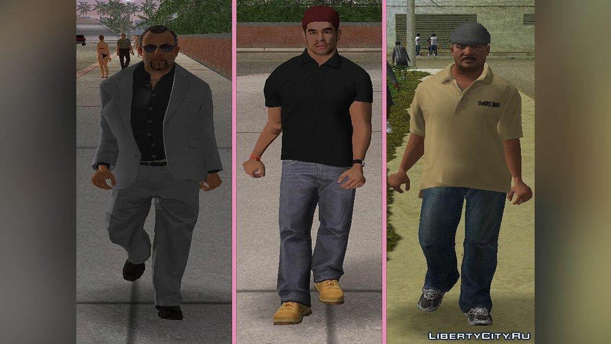 New characters - compilation 2 men for GTA Vice City - Картинка #2