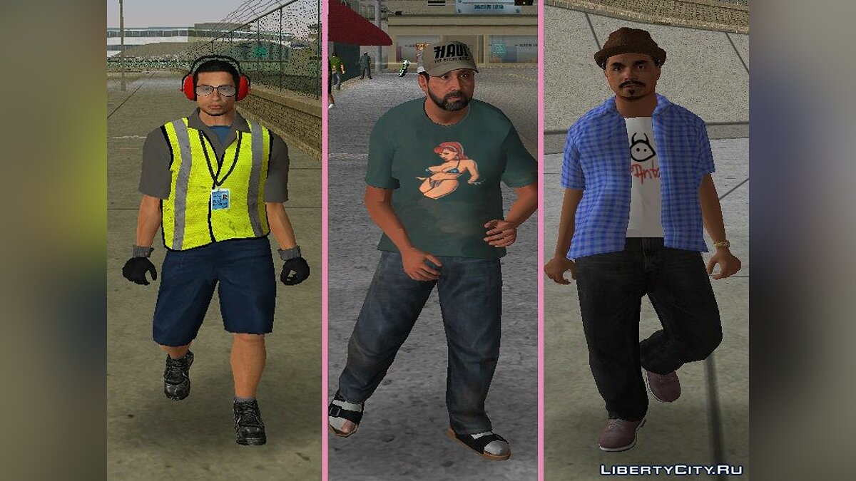 New characters - compilation 2 men for GTA Vice City - Картинка #3
