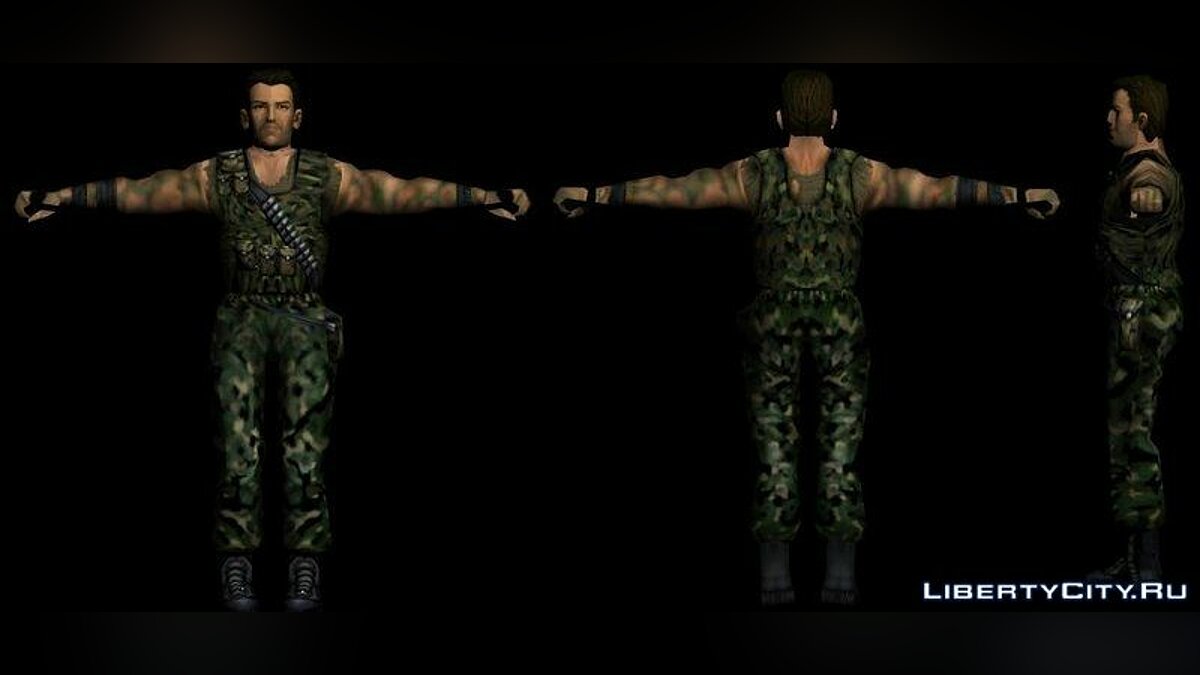 Tommy - Soldier Outfit 1 для GTA Vice City - Картинка #1