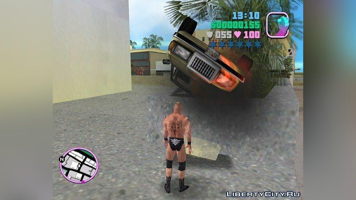 Brock Lesnar from Here Comes The Pain game для GTA Vice City - Картинка #1