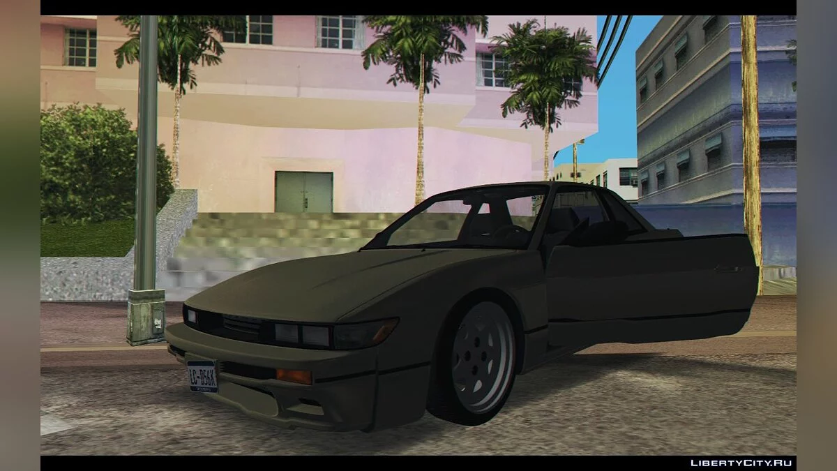 Nissan Silvia S13 K\'s On Custom Wheels / GTA Vice City