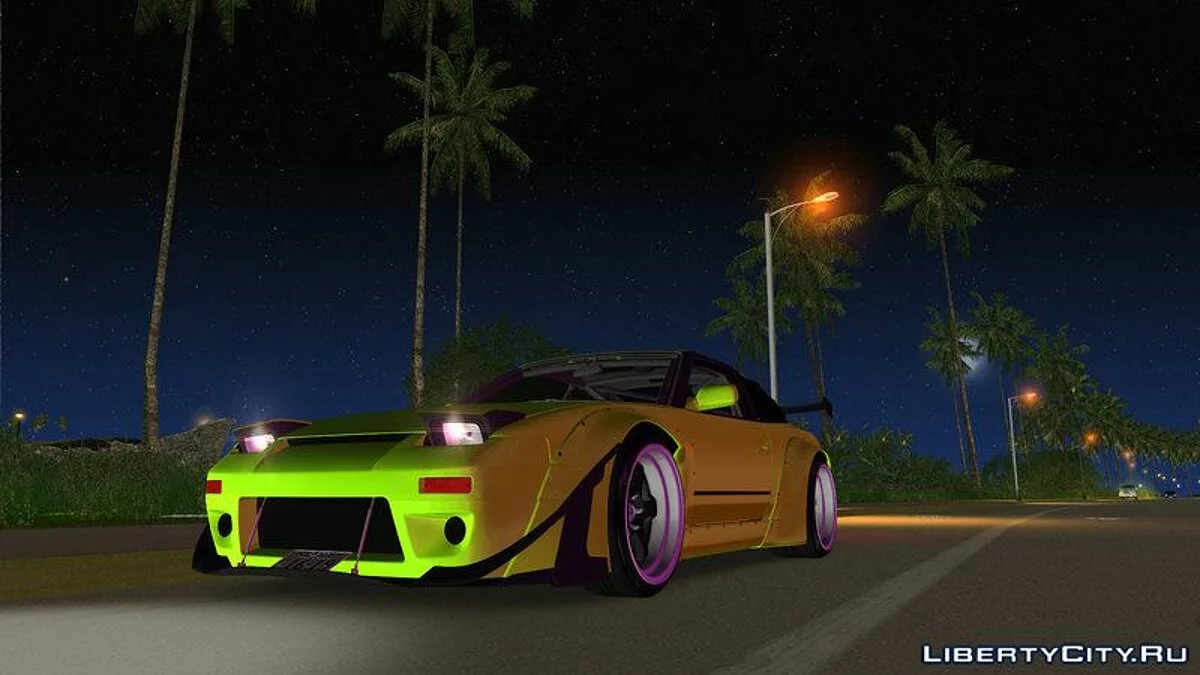 Nissan 180sx Rocket Bunny + Bonus / GTA Vice City