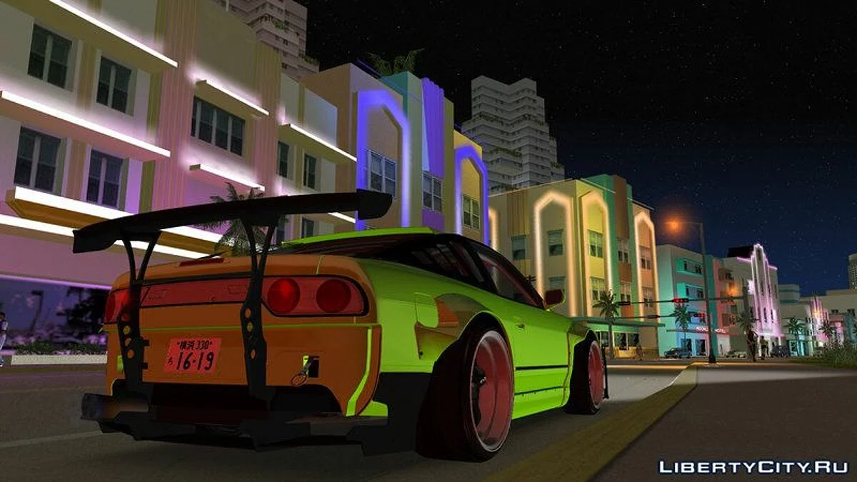 Nissan 180sx Rocket Bunny + Bonus / GTA Vice City