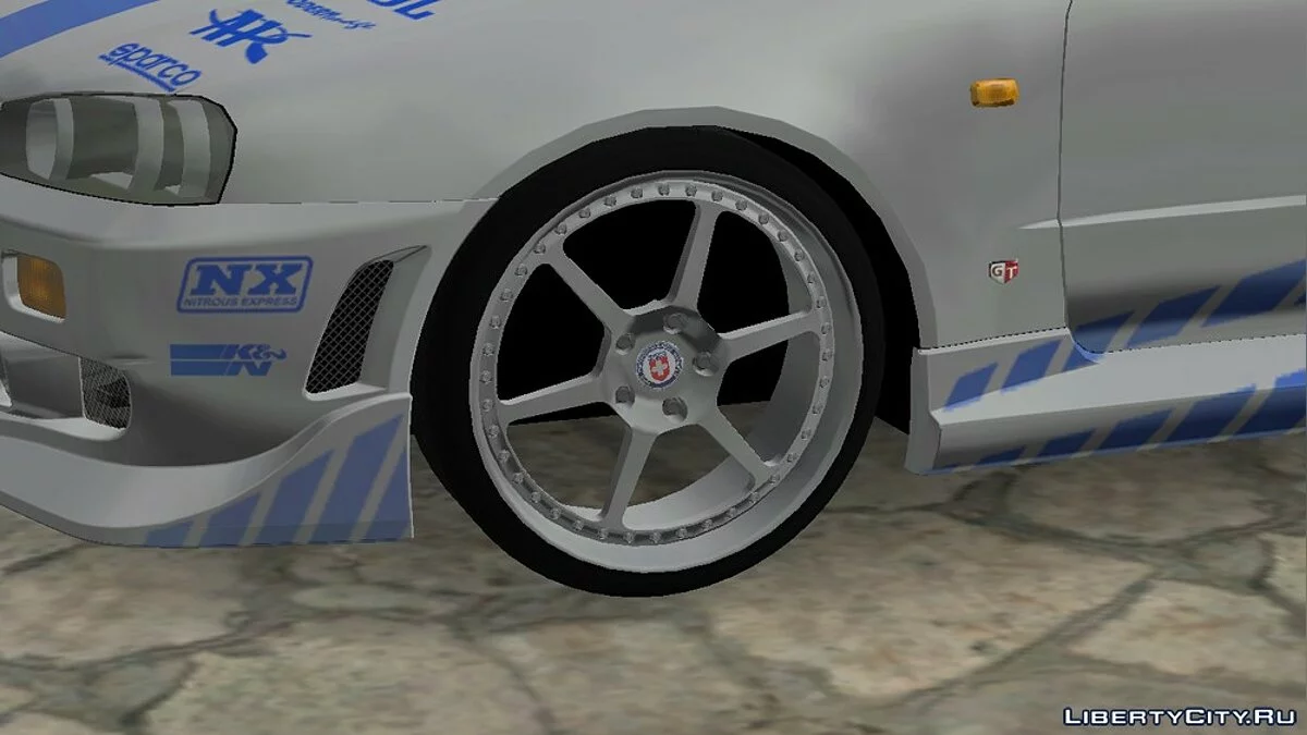 2F2F Nissan Skyline R34 / GTA Vice City