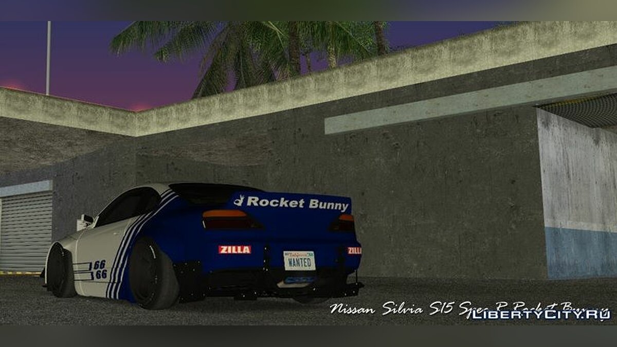Nissan Silvia S15 Spec-R Rocket Bunny для GTA Vice City - Картинка #2