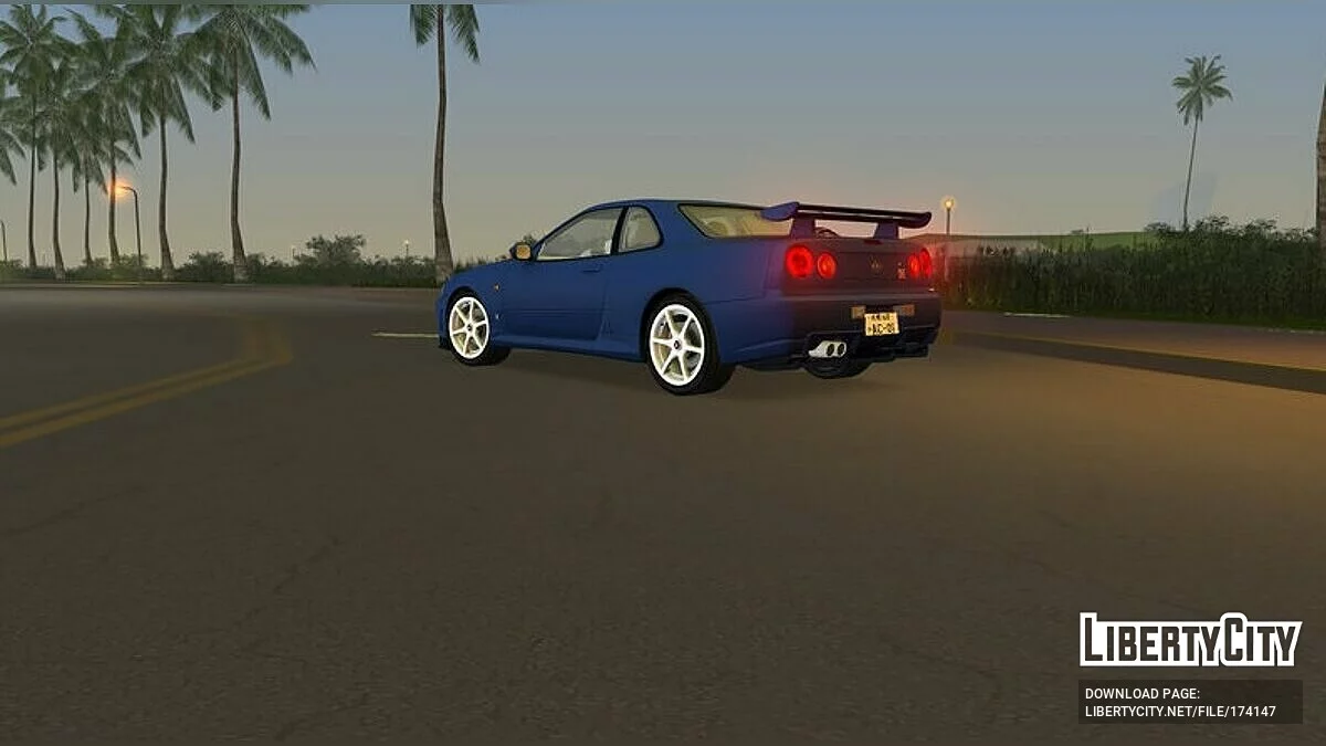 Nissan Skyline GT-R V-Spec R34 \'02 / GTA Vice City