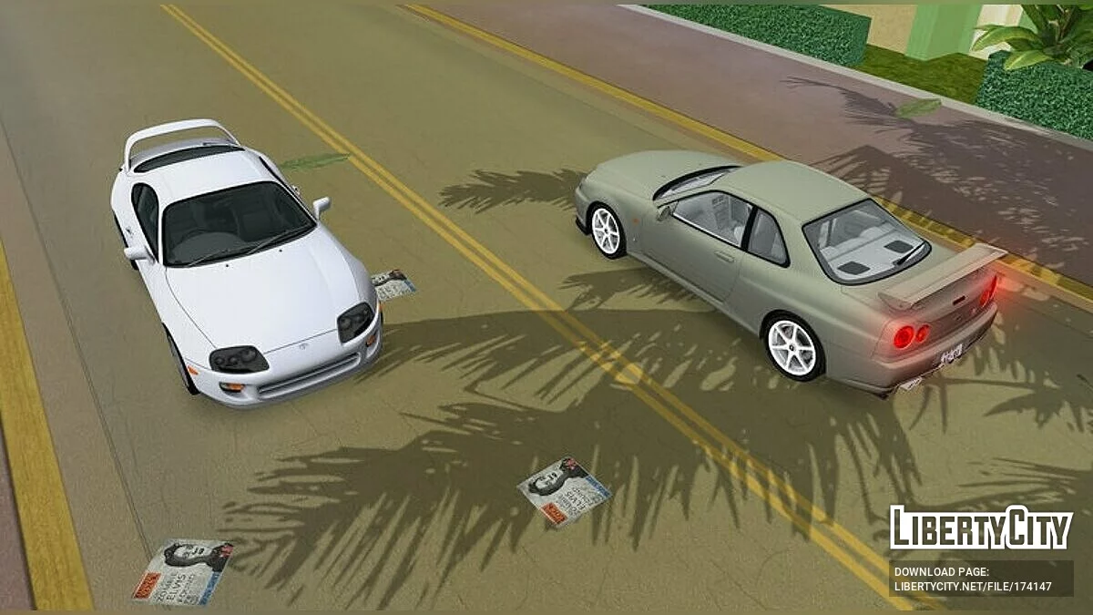 Nissan Skyline GT-R V-Spec R34 \'02 / GTA Vice City