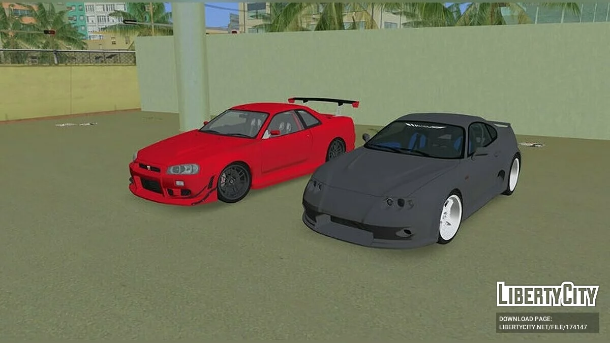Nissan Skyline GT-R V-Spec R34 \'02 / GTA Vice City