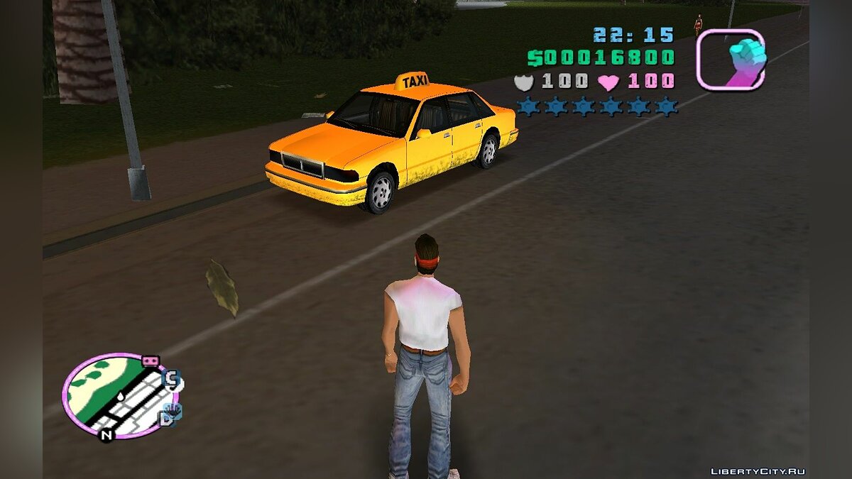 SA Taxi для GTA Vice City - Картинка #1