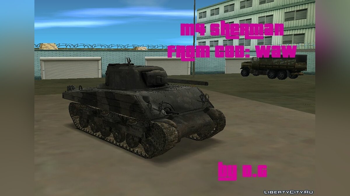 M4 Sherman від CoD: WaW для GTA Vice City - Картинка #1