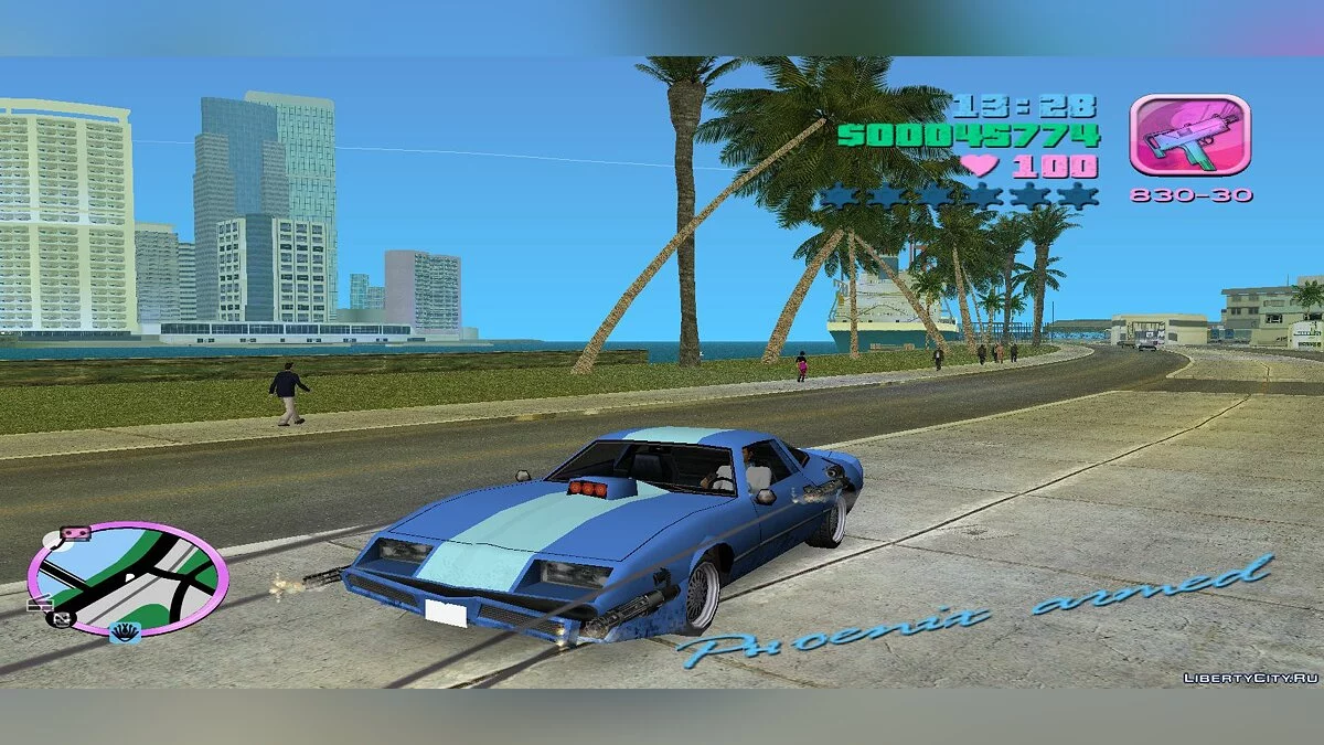 Скоростная пушечная платформа Phoenix (MVL) / GTA Vice City