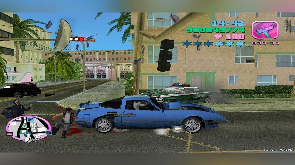 Скоростная пушечная платформа Phoenix (MVL) / GTA Vice City