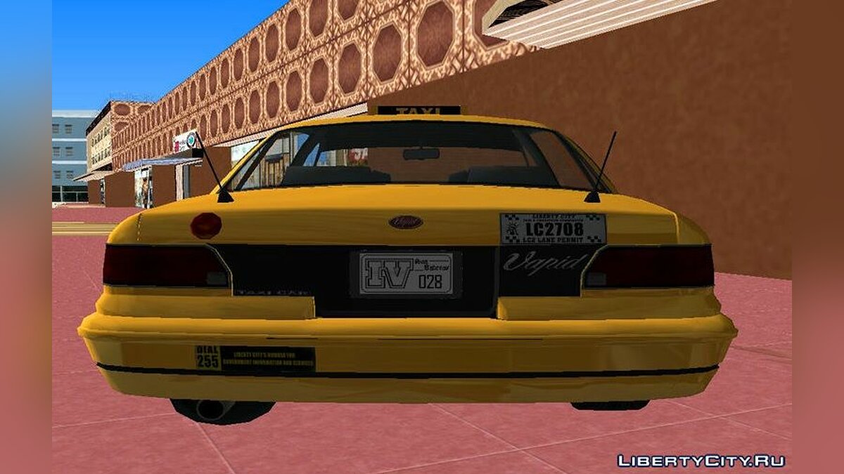 Такси из GTA 4 для GTA Vice City - Картинка #4